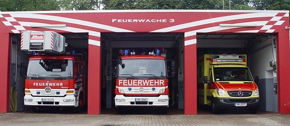 Wachgebäude der Feuer- und Rettungswache 3