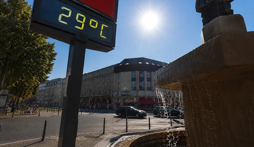 Symbolbild für Hitze in einer Innenstadt