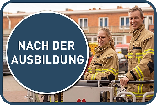 Bild mit dem Aufruf Nach der Ausbildung