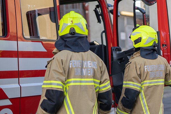 Einsatzkräfte der Feuerwehr Bremen
