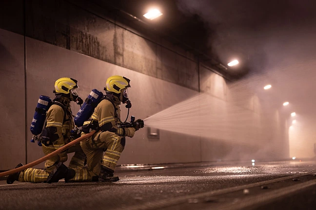 Einsatzkräfte der Feuerwehr Bremen