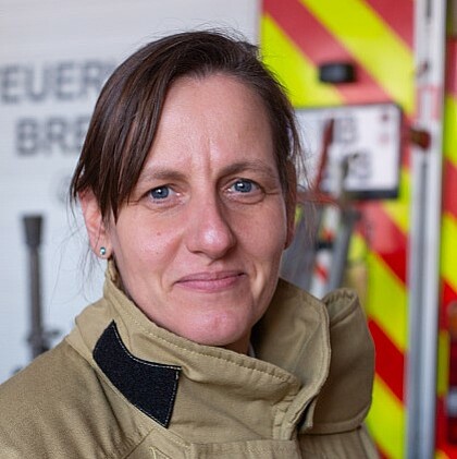 Tanja Schmitz, Frauenbeauftragte der Feuerwehr Bremen